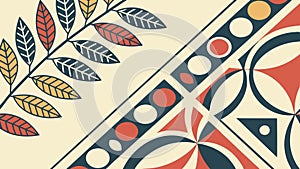 Abstract Overlapping Geometric Shapes. Dynamic Modern Design Art, vector design Generative AI