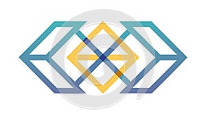 Abstract Overlapping Geometric Squares Vector Design, vector design Generative AI