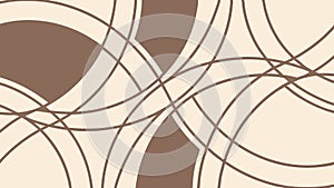 Abstract Overlapping Lines, Modern Geometric Pattern, vector design Generative AI