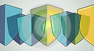 Abstract Overlapping Shields for Security and Protection