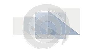 Abstract Overlapping Translucent Geometric Shapes, vector design Generative AI