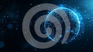 Abstract Overview of Digital Data Background and Various Technological Processes Involved in It