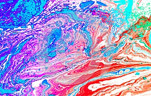 Abstract paint blending.