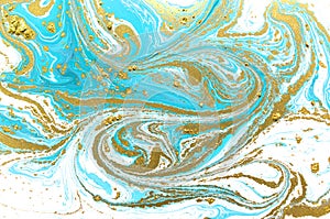 Abstract paint blending.