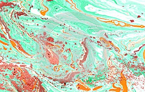 Abstract paint blending.