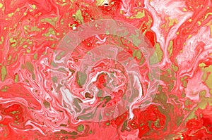 Abstract paint blending.