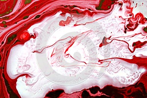 Abstract paint blending.