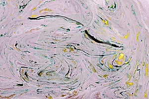 Abstract paint blending.