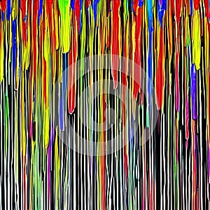 697 Abstract Paint Drips: An artistic and expressive background featuring abstract paint drips in bold and vibrant colors that c