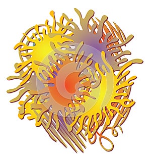 Abstract Paint Splash