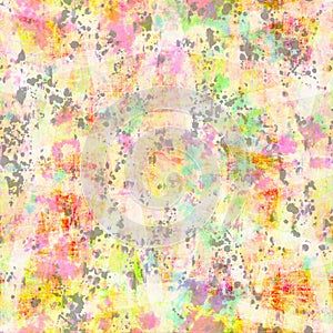 Abstract Paint Splash Web Geometric Pattern