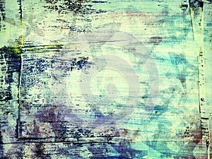 Abstract painted grunge collage background