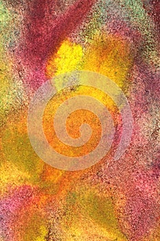 Abstract Combination of Pastel Gouaches