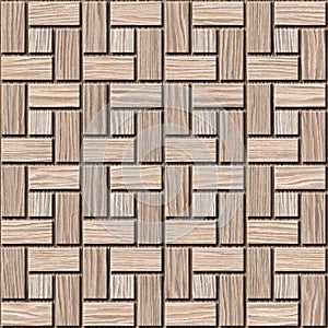 Abstract paneling pattern - seamless background - Blasted Oak photo