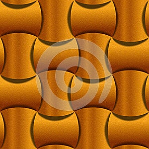 Abstract paneling pattern - seamless background - orange texture