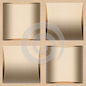 Abstract paneling pattern - seamless background - White Oak wood