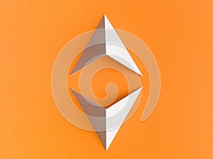 Abstract paper concepts origami