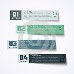 Abstract paper infographic elements.