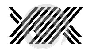 Abstract Parallel Lines Pattern Dynamic Textured Background, vector design Generative AI