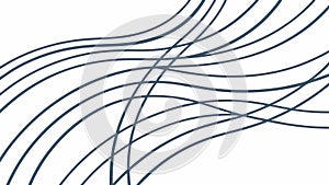 Abstract Parallel Wavy Lines, Fluid Motion Vector Background, vector design Generative AI