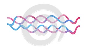 Abstract Parallel Wavy Lines Pattern, Fluid Motion Design, vector design Generative AI