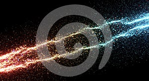 Cosmic Sparkle Trails