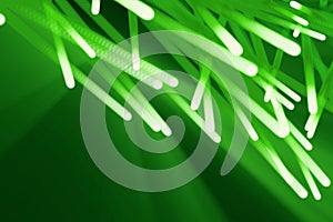 Abstract particles background, explosion with particles and light beam. 3d rendering