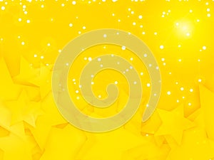 Abstract party background with circles and stars