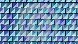 Abstract pastel blue pyramid background
