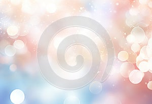 Abstract pastel bokeh lights with a dreamy, soft-focus effect