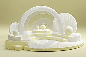 Minimalist Abstract Podium