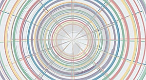 Abstract Pastel Concentric Circles Background Pattern