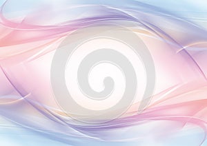 Abstract pastel eye-shaped background - frame