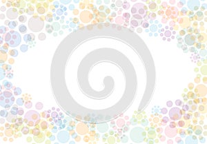 Abstract pastel flowers background hace blank space photo