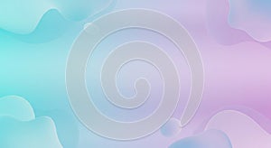 Abstract Pastel Gradient Background with Soft Shapes and Light