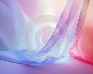 Abstract pastel gradients embodying emotional balance, promoting a sense of inner peace and stability, professional color grading