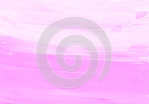 Abstract pastel soft pink and white background. Light fuchsia gradient backdrop. Brush strokes on paper