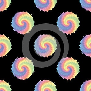 Abstract pastel swirl background. Tie dye pattern. Vector illustration.