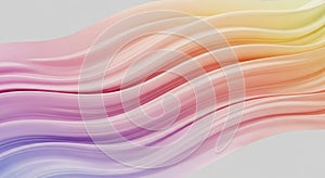 Abstract Pastel Waves Background