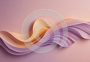 Abstract Pastel Wavy Design