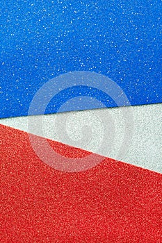 Abstract patriotic red white and blue glitter sparkle background for celebrations, voting, memorials, labor day