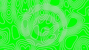 Abstract pattern animation on green background