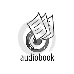 Audiobook. Vector logo template