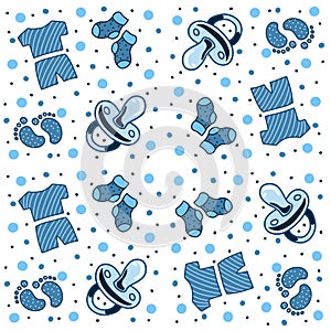 Abstract Pattern baby boy