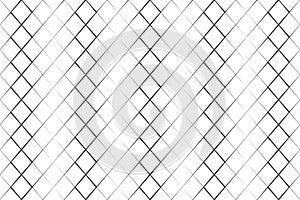 Abstract pattern black grating line on white backdrop vector illustration