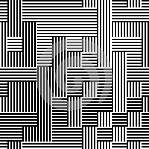 Abstract pattern with black lines (2) on white background.