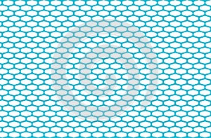 Abstract pattern blue net on white background