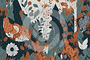 Abstract Pattern: Colorful Art Background with Full Frame View