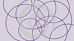 Abstract pattern of concentric circles, retro graphic design element or background texture vector design Generative AI