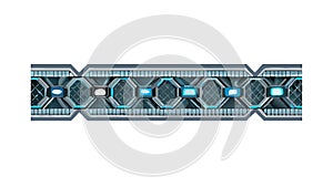 Abstract Pattern Decorative Border Vector. Modern Geometric Design Element, vector design Generative AI